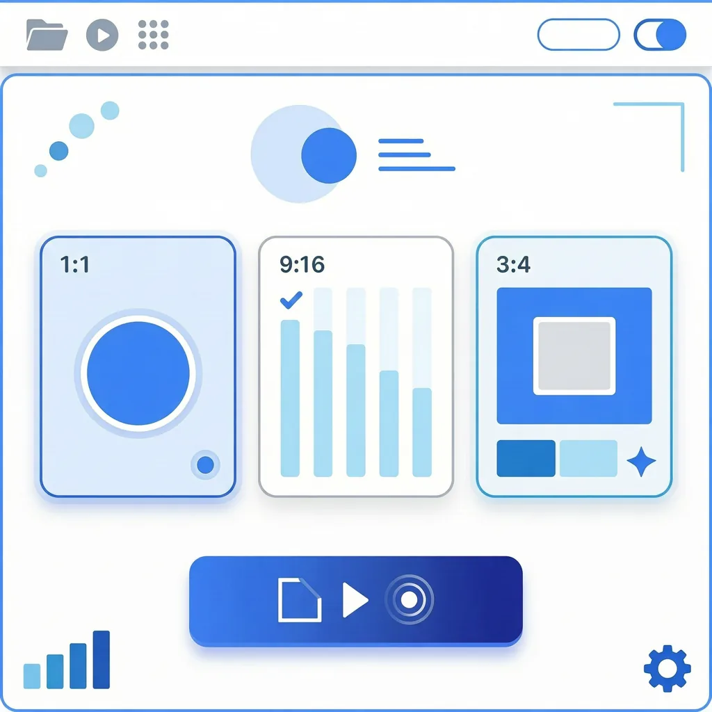 tùy chọn tỷ lệ 1:1, 9:16, 3:4 khi resize ảnh hàng loạt