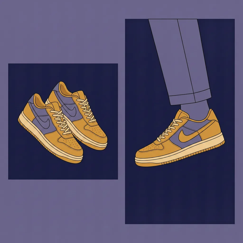 Hai khuôn dạng ảnh giày sneaker 1:1 và 9:16
